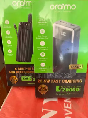 Oraimo PowerNova 20000mAh Fast Charging Power Bank