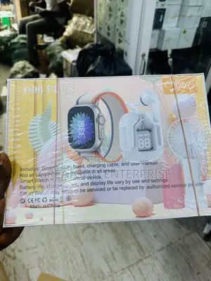 D96 Plus Smart Watch Gift Combo Set