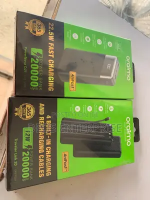 Oraimo 20000mAh Fast Charging Bank With LED Display