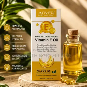 Vitamin E Oil for Smooth Soft Skin