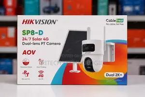 Hikvision Ds-2cfsp8-D/4g 4+4mp 24/7 Solar 4g Dual-Lens Pt Camera