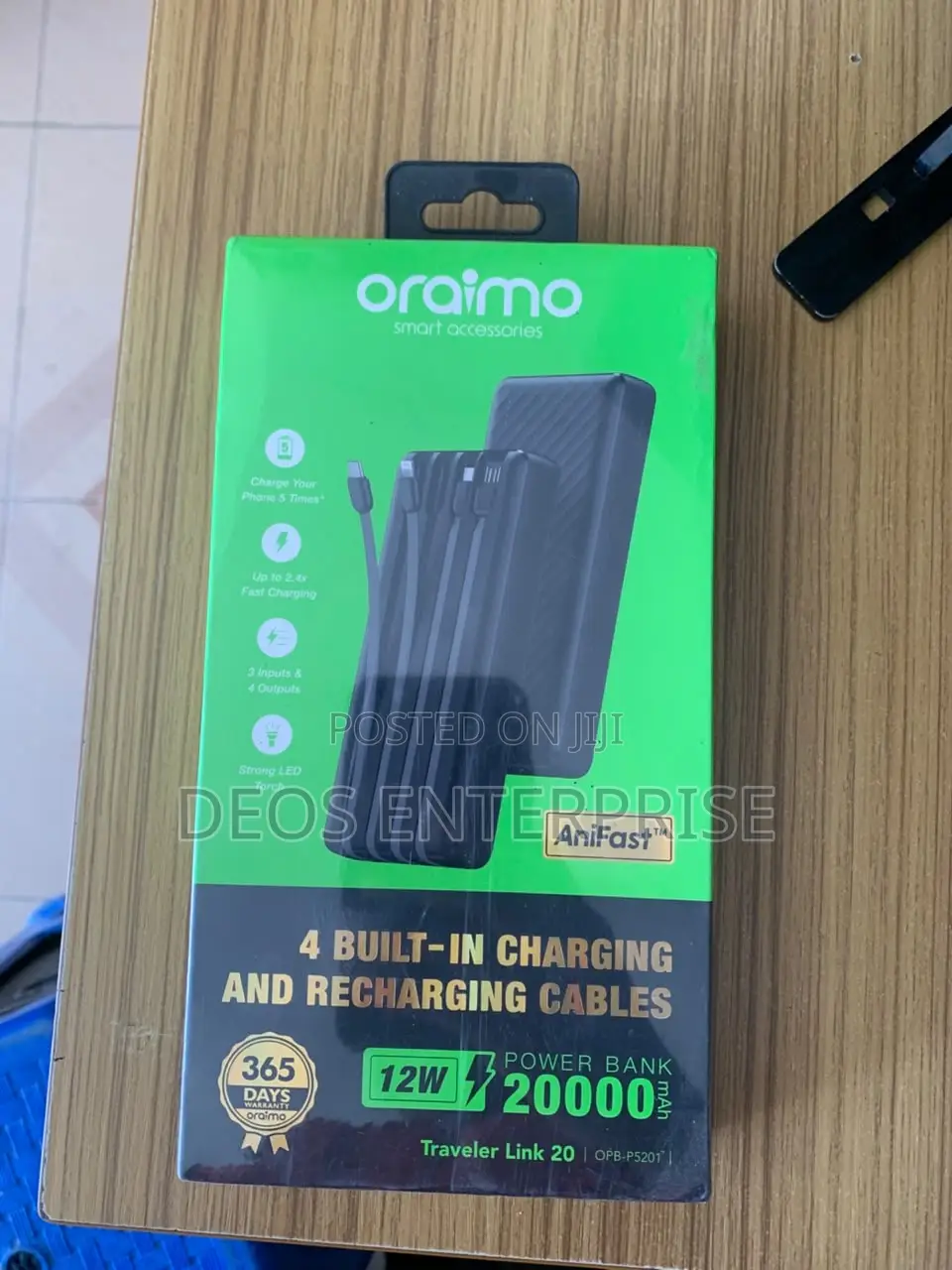 Oraimo OPB-7200Q 20000mAh 22.5W AniFast Power Bank