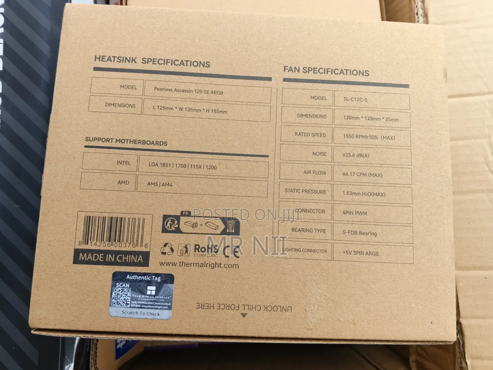Thermalright Peerless Assassin 120 SE Air Cooler