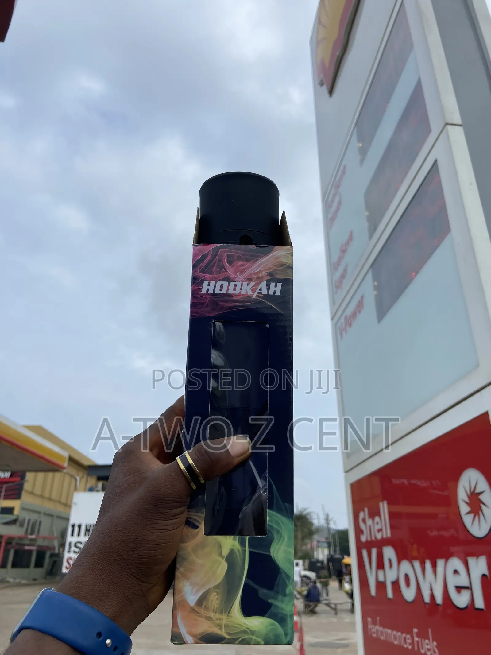 Portable Shisha Pot Than Can Be Use in a Car ( Green )