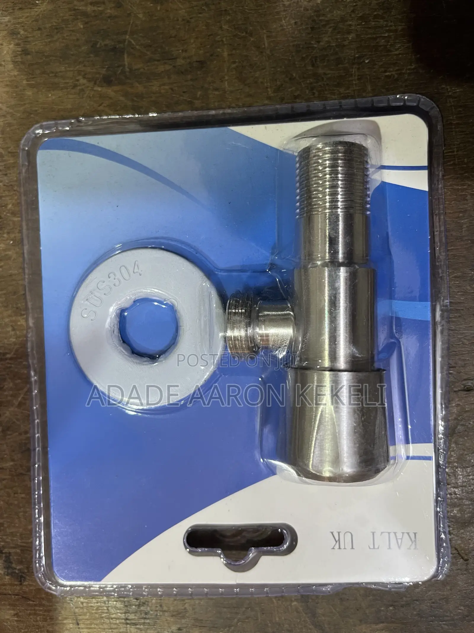 Stainless Steel Angle Stop Valve (Quarter-Turn Water Control Valve)