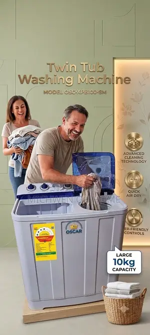 Oscar 10kg Semi Automatic Washing Machine