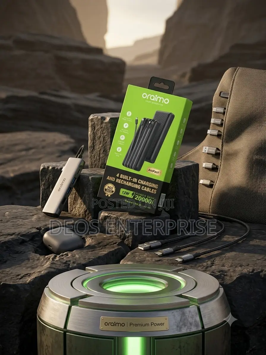 Oraimo 22.5W Fast Charging 20000mAh Heavy Duty Bank