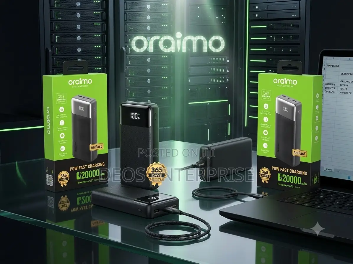 Oraimo PowerNova Q21 22.5W 20000mAh Fast Power Bank