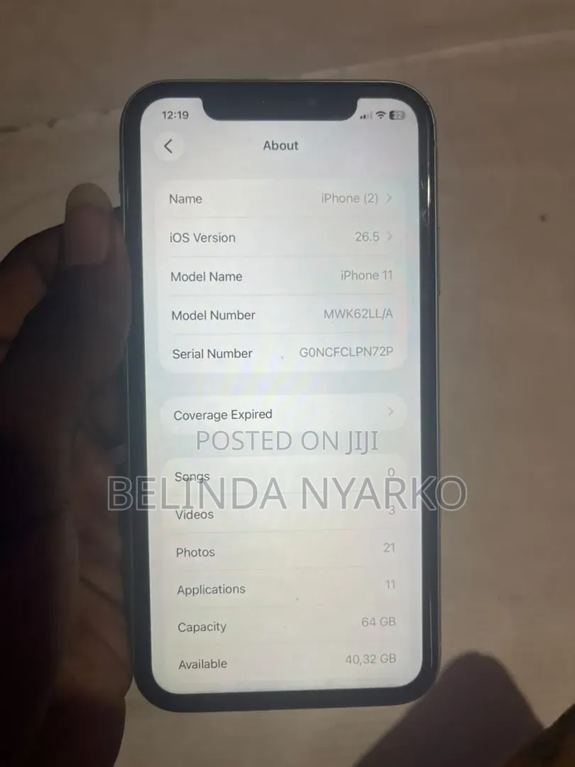 Apple iPhone 11 64 GB Blue