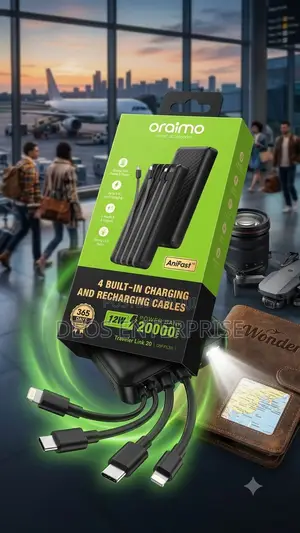 Oraimo 20000mAh AniFast PD3.0 QC3.0 Digital Powerbank