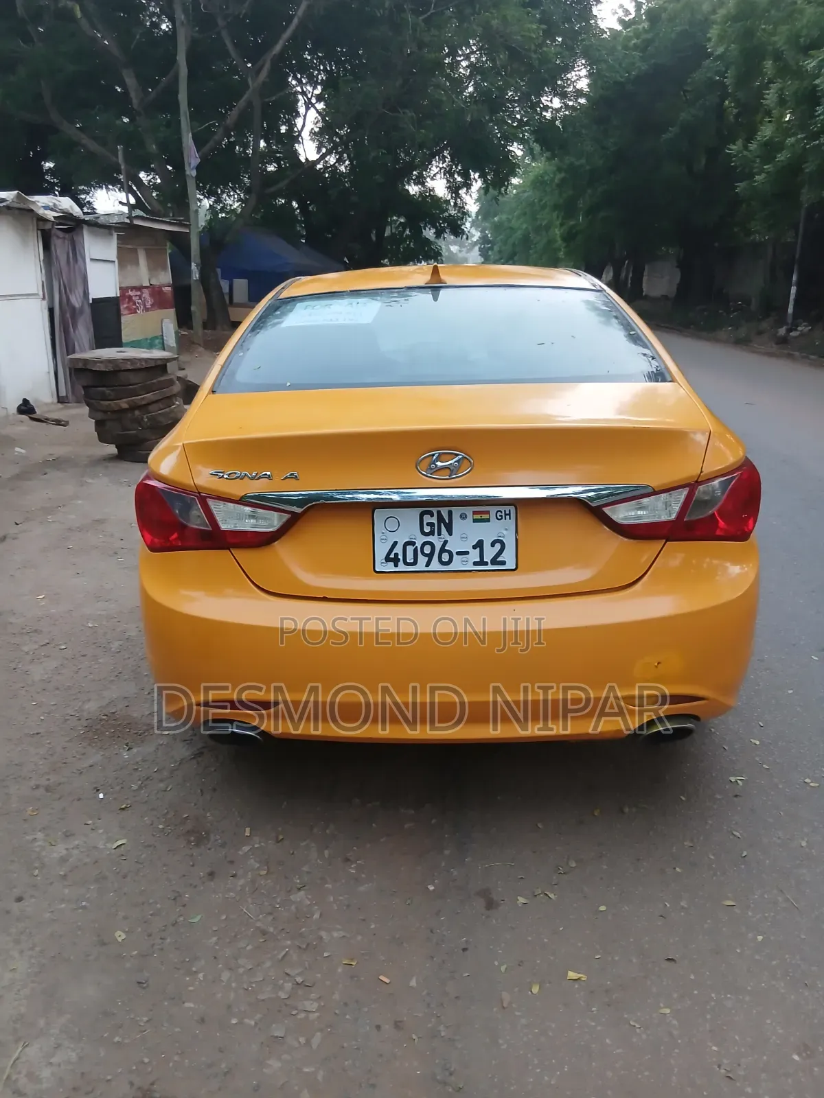 Hyundai Sonata 2012 Yellow