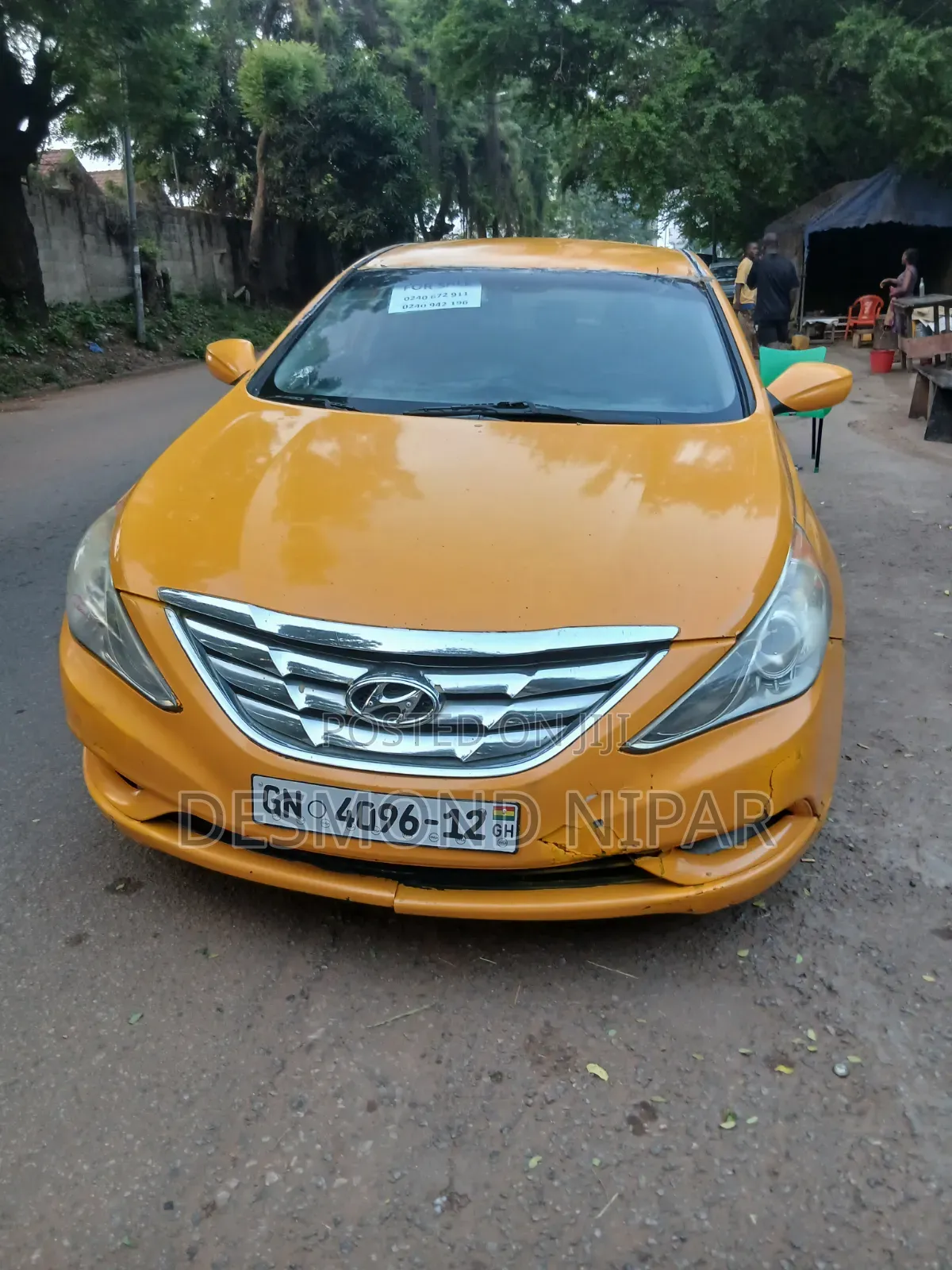 Hyundai Sonata 2012 Yellow