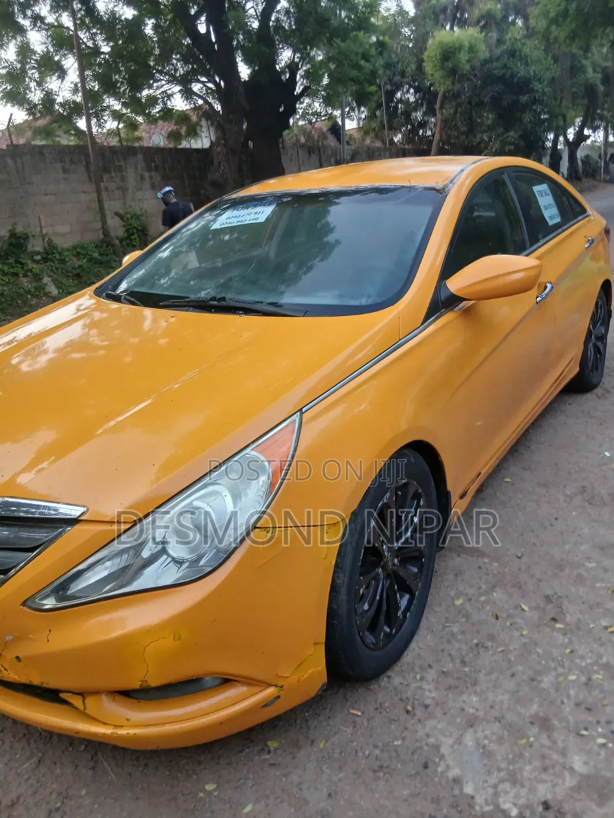 Hyundai Sonata 2012 Yellow