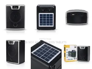 SE-809 Portable Solar Bluetooth Speaker With FM/AM Radio Phone Stand