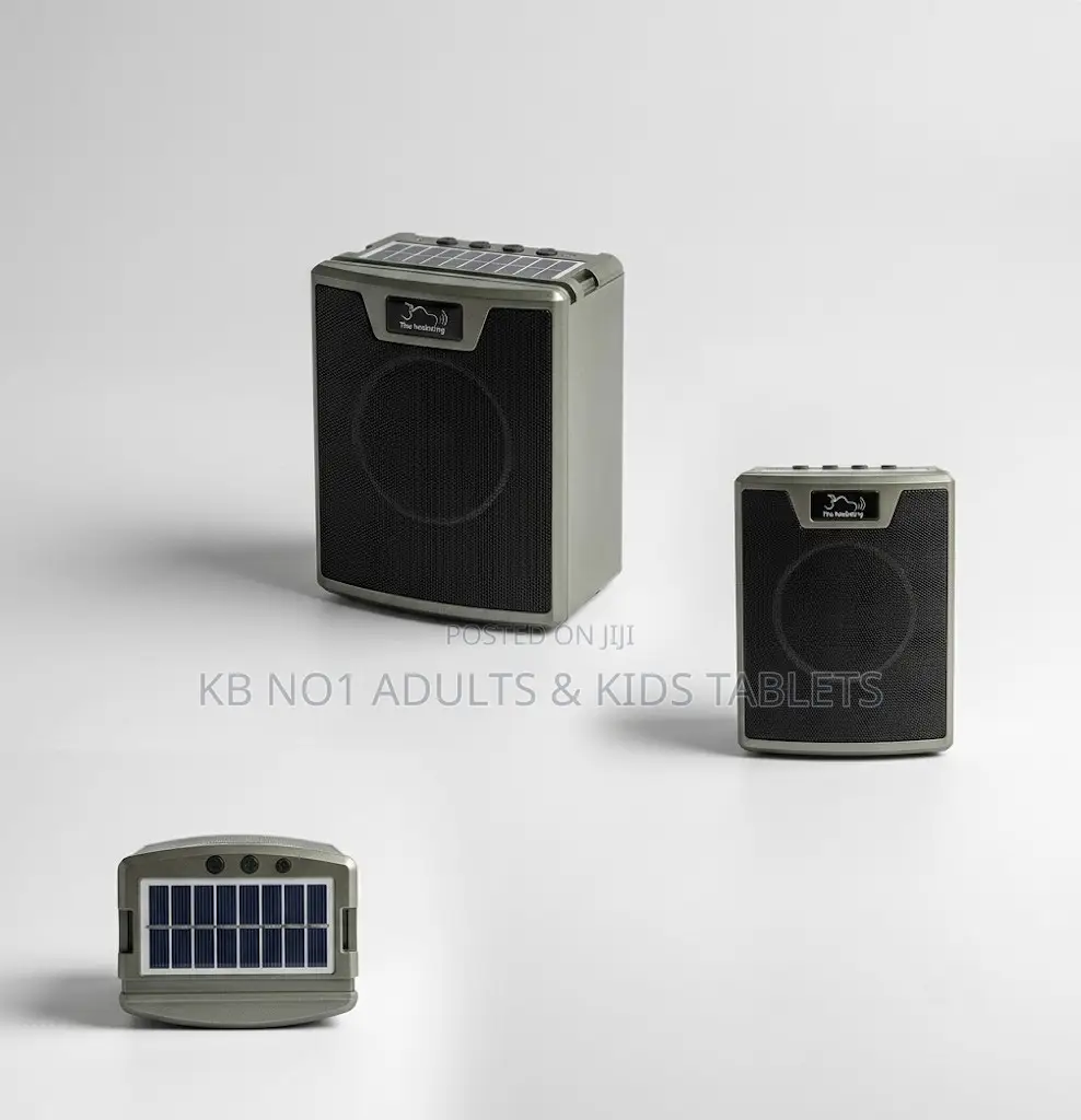 SE-809 Portable Solar Bluetooth Speaker With FM/AM Radio Phone Stand