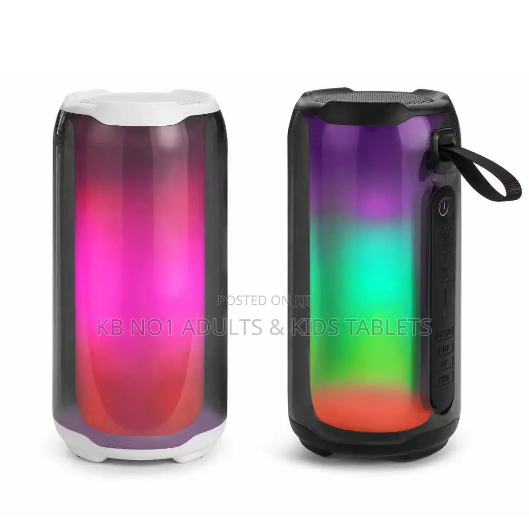 Portable Wireless Bluetooth Woofer Speaker With RGB LED Lighting AUX