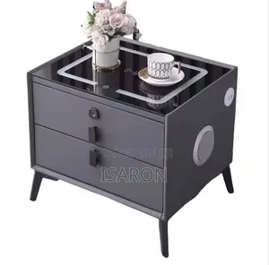 Bedside Luxury Smart Cabinet With Wireless Charging Speaker Inbuilt