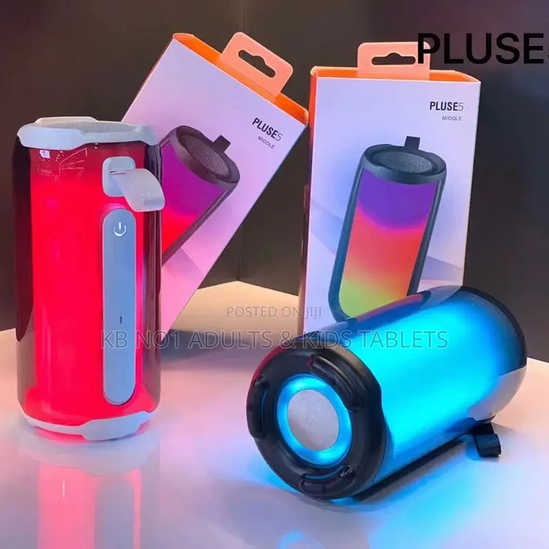 Portable Wireless Bluetooth Woofer Speaker With RGB LED Lighting AUX