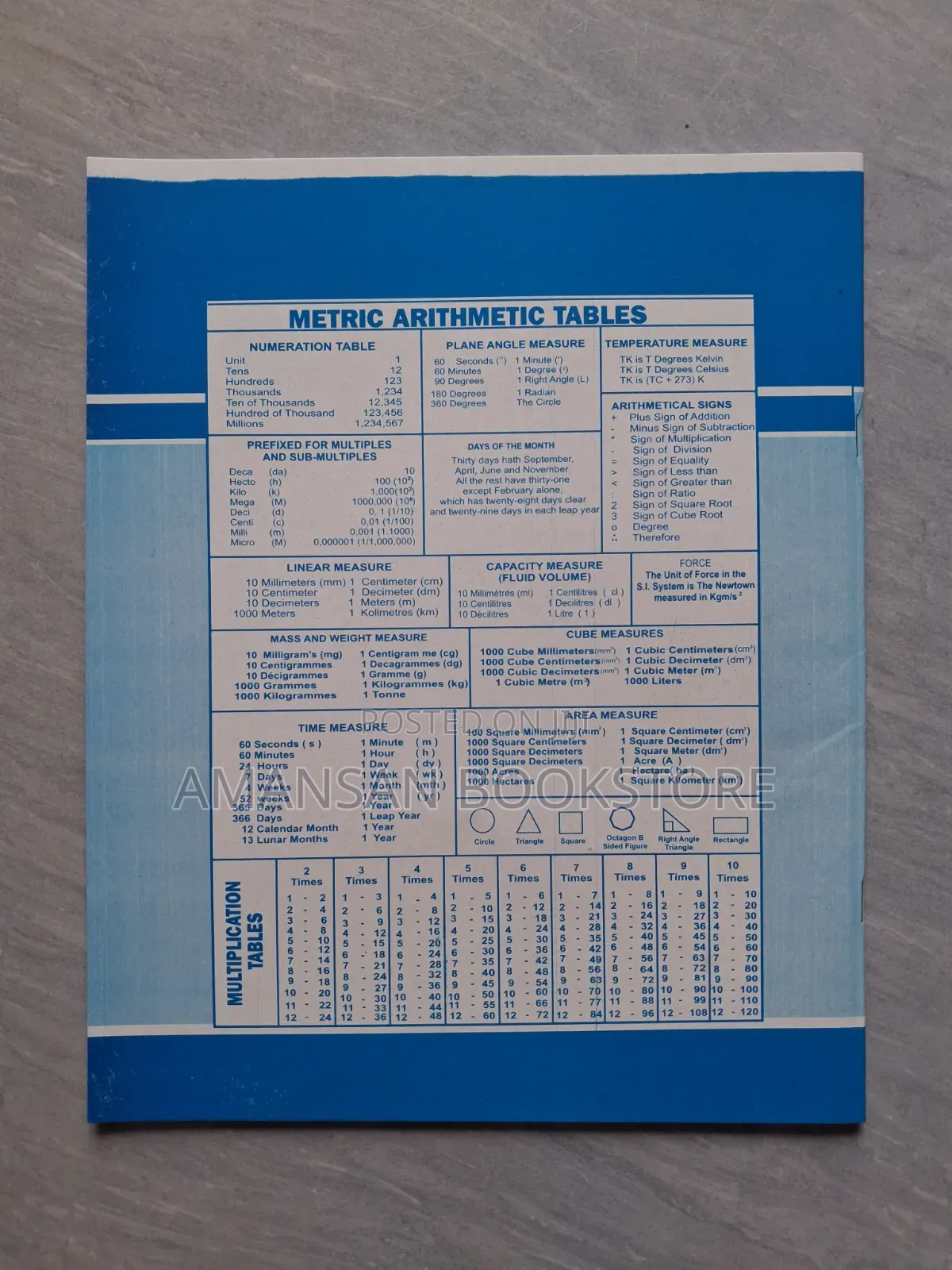 Standard Graph Book (10 Sheets)