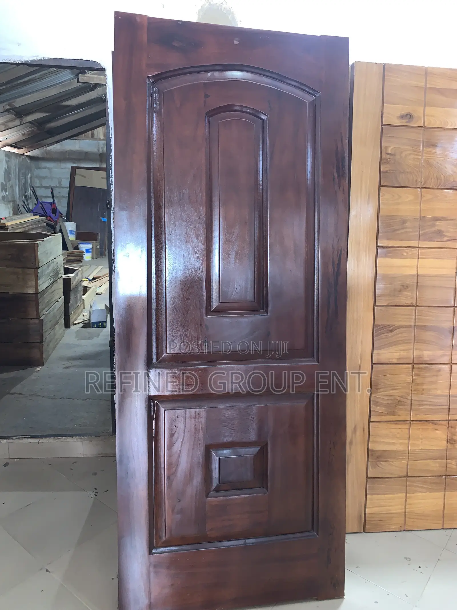 Polished Hard Wood Door