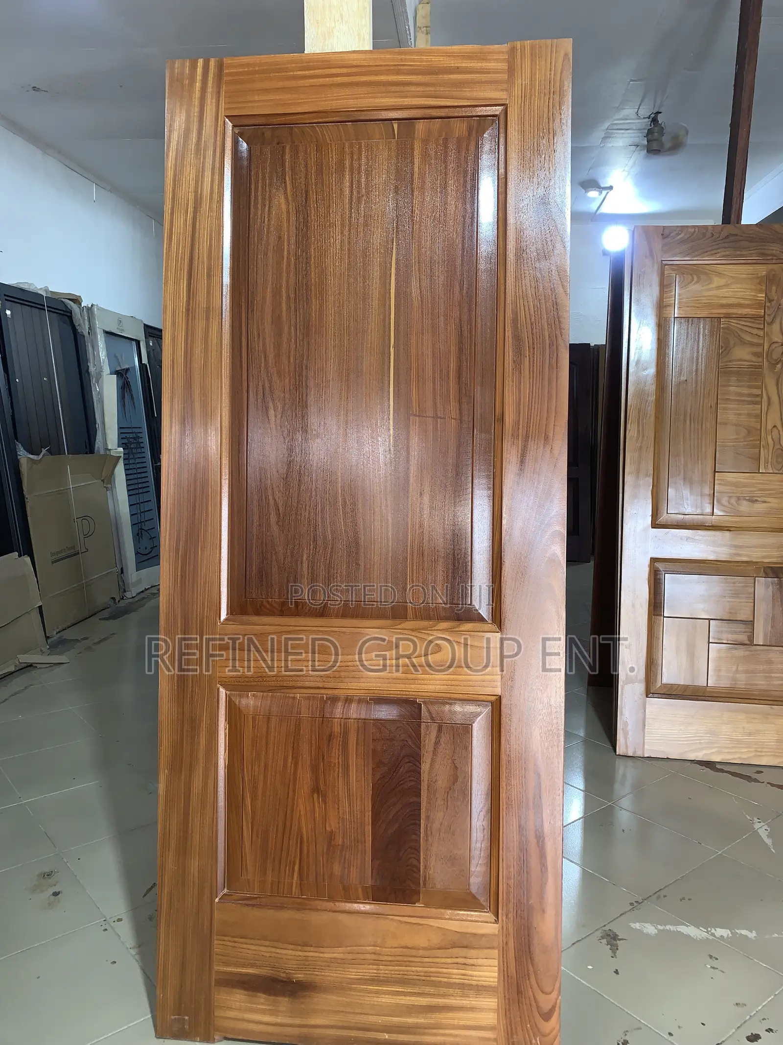 Polished Hard Wood Door