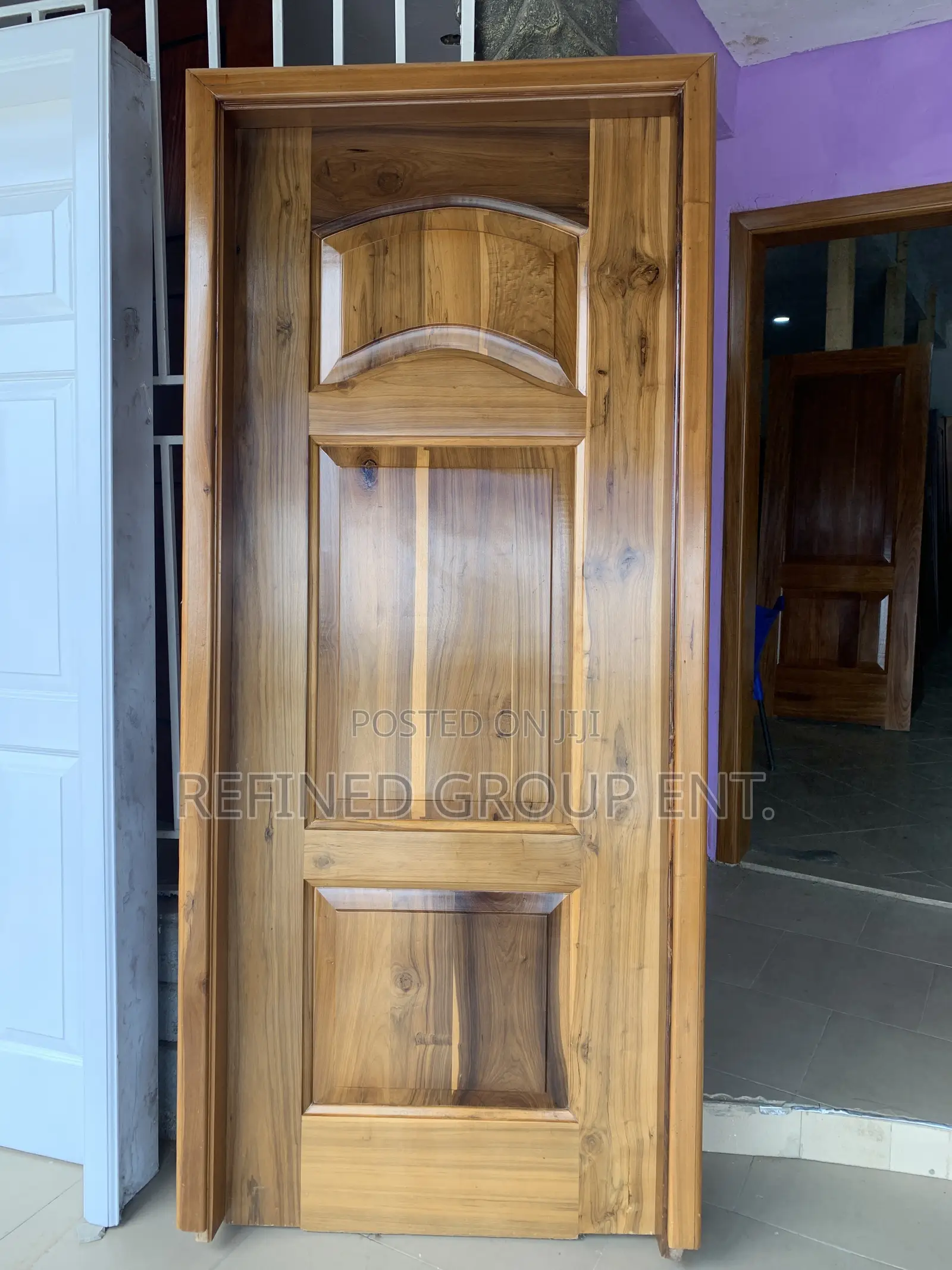 Polished Hard Wood Door