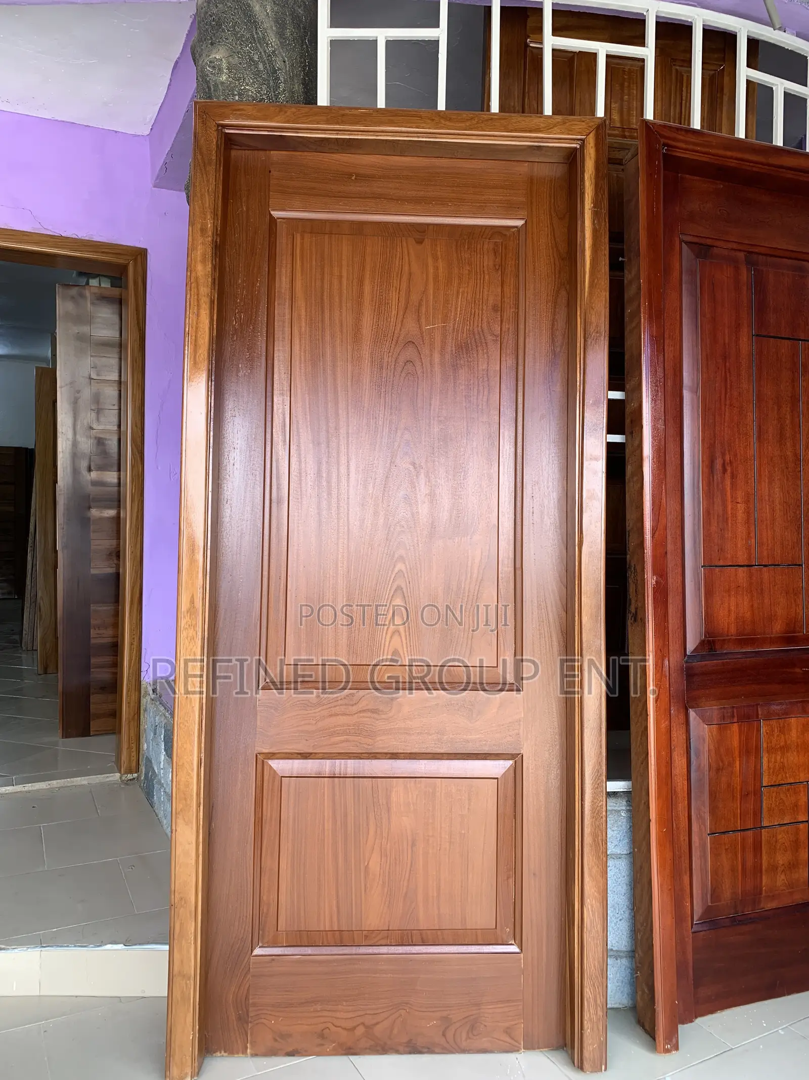 Polished Hard Wood Door