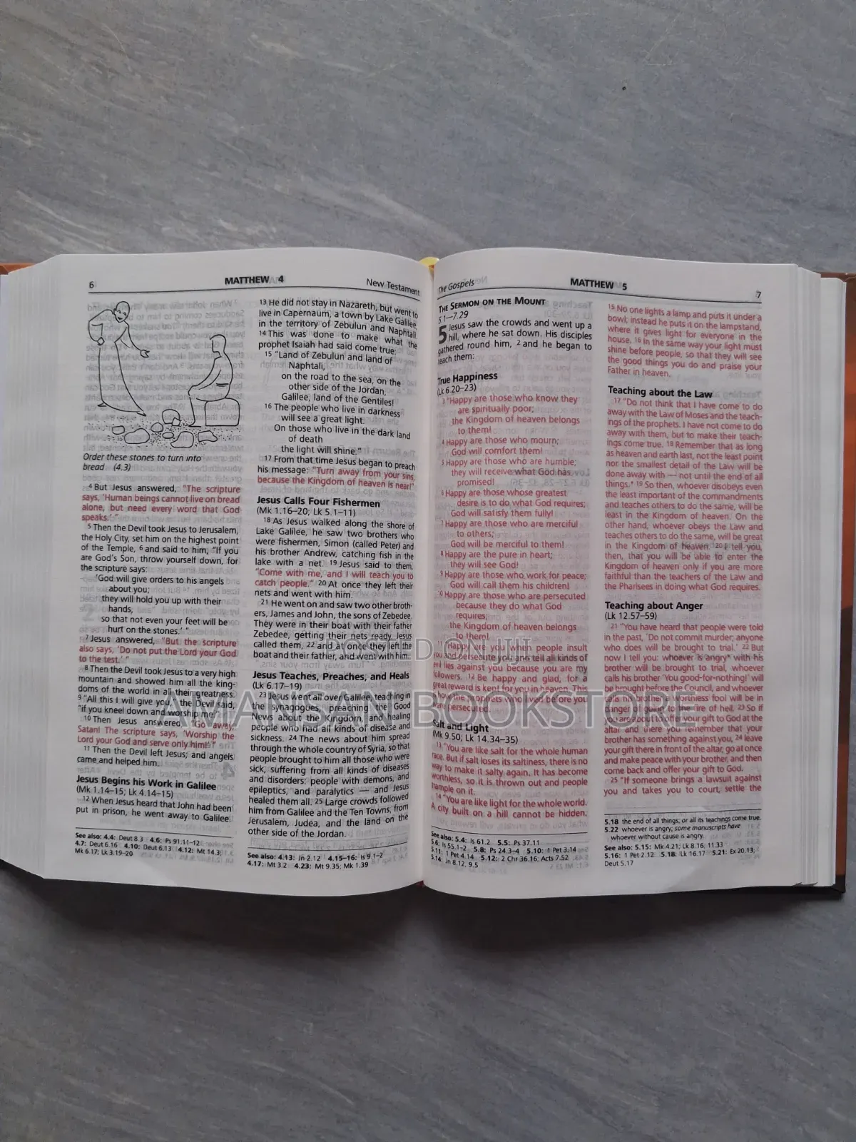Illustrated Good News Bible With Words of Christ in Red (Medium)
