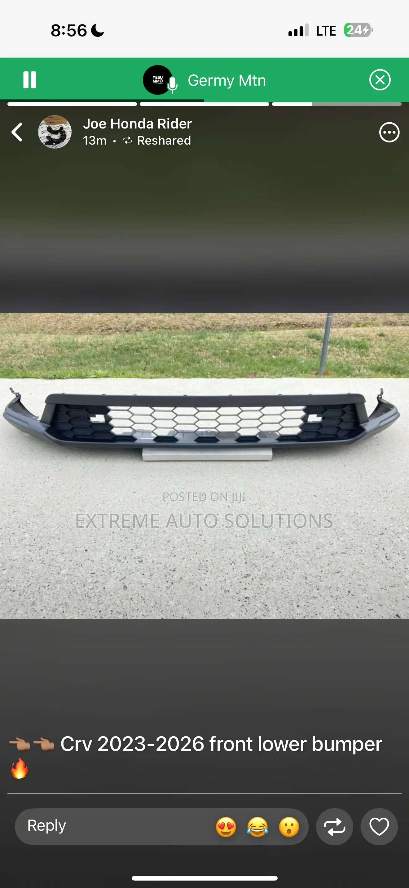 CRV 2023-2026 Front Lower Bumper