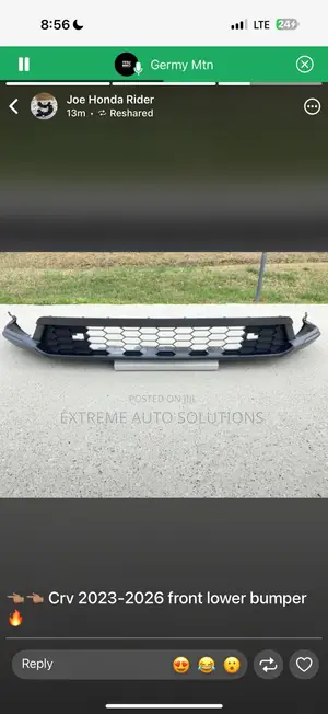 CRV 2023-2026 Front Lower Bumper