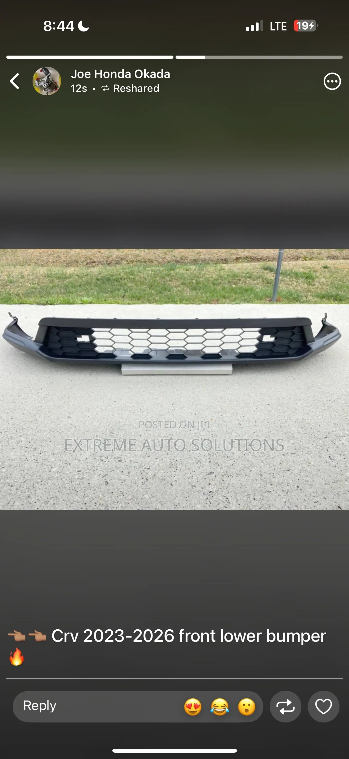 CRV 2023-2026 Front Lower Bumper