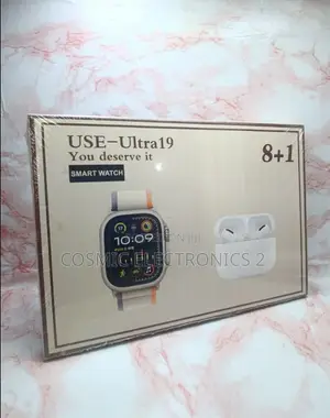 Ultra19 Smart Watch Wireless Earbuds Combo