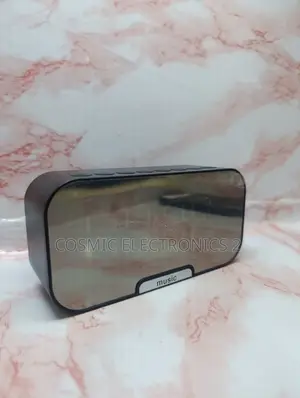 Digital LED Alarm Clock With Bluetooth 5.2 Speaker – Mirror Display
