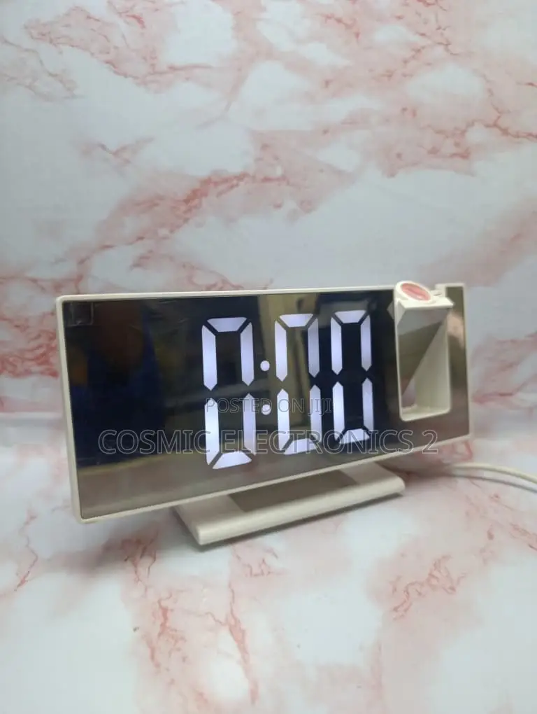 Digital LED Projection Alarm Clock With 180° Rotatable Projector
