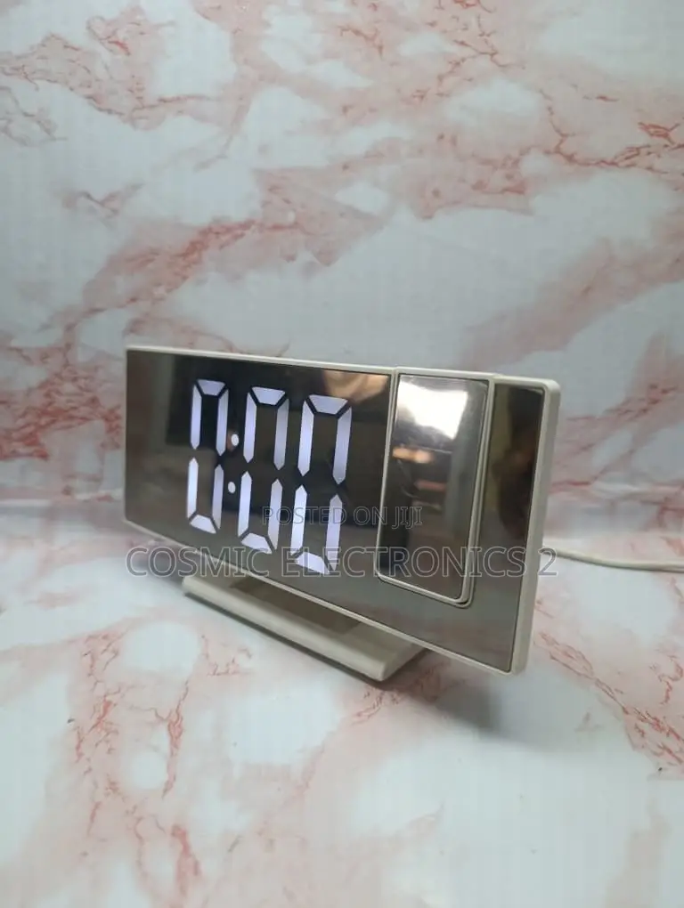 Digital LED Projection Alarm Clock With 180° Rotatable Projector