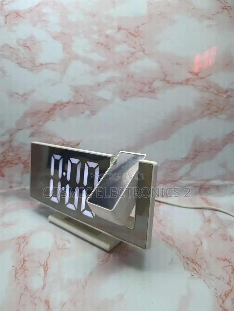 Digital LED Projection Alarm Clock With 180° Rotatable Projector