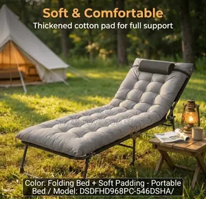 Medium Size Foldable Bed With Mattress