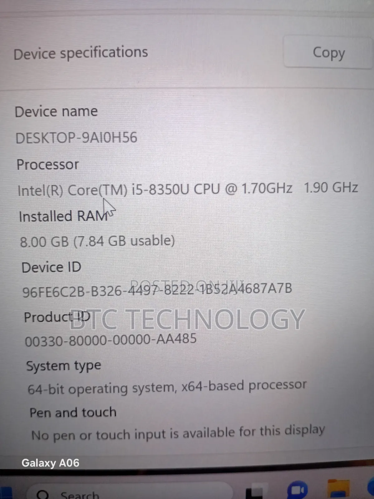 Laptop Lenovo ThinkPad T480s 8GB Intel Core i5 SSD 256GB