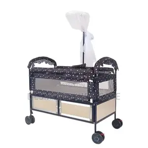 Baby’s Metal Cot With Net and Mattress