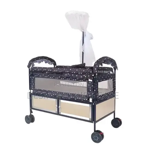 Baby’s Metal Cot With Net and Mattress