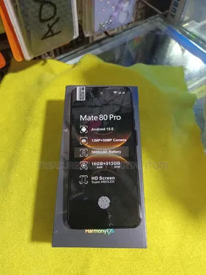 New Huawei Mate 80 Pro 5G 512 GB Black