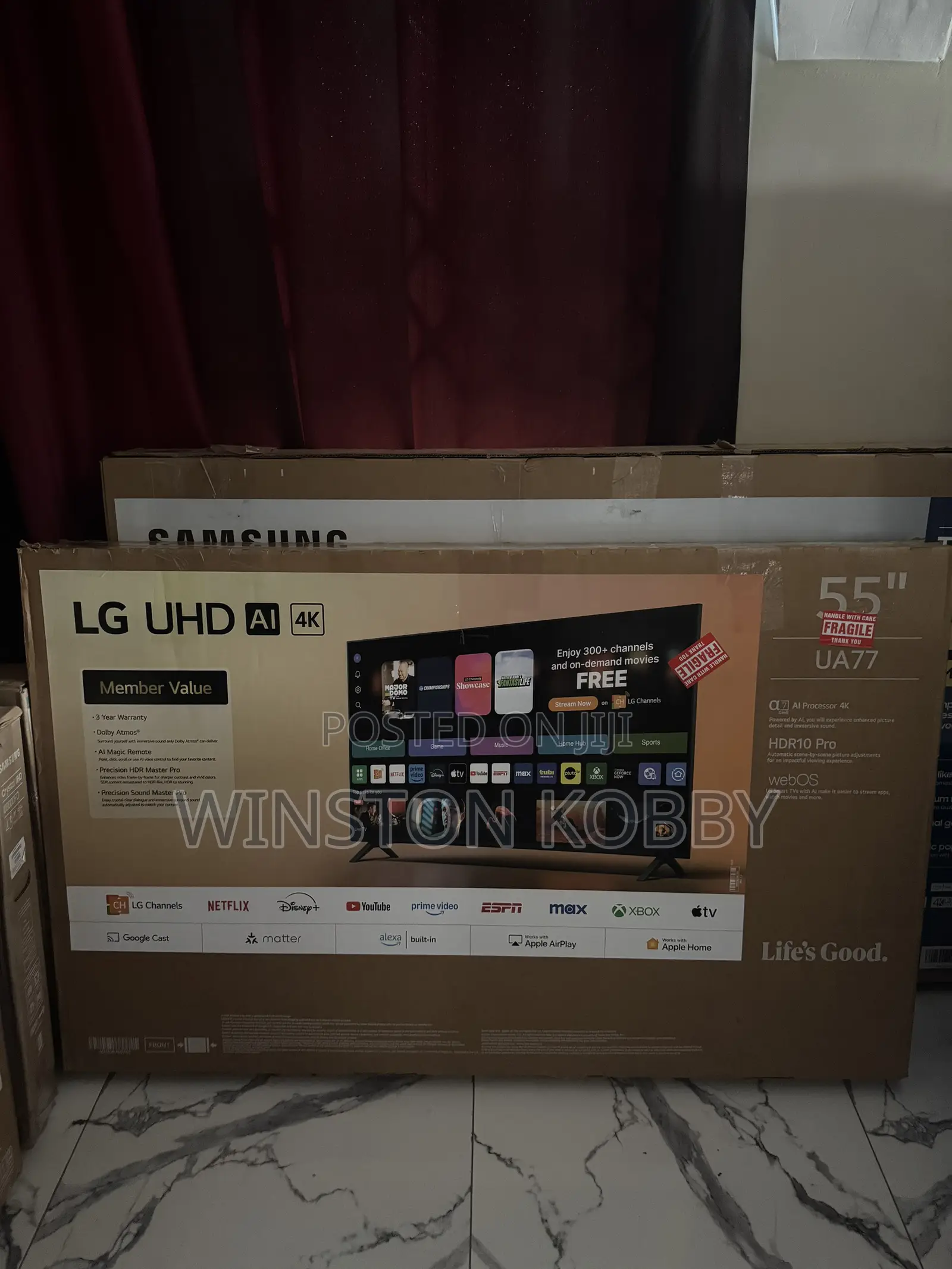 LG 55 Inch Smart TV Uhd Ai