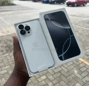 New Apple iPhone 16 Pro Max 256 GB White