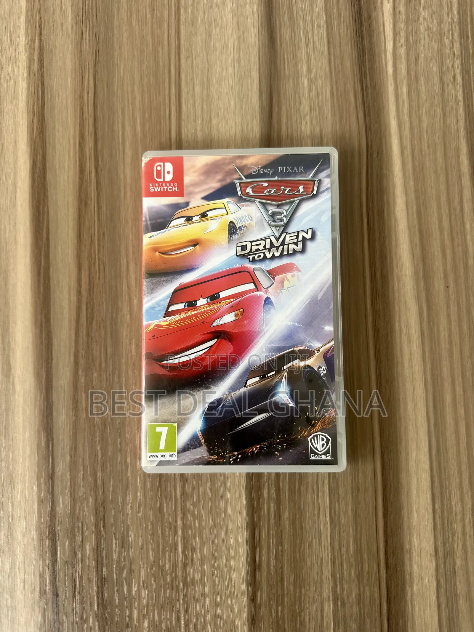Cars 3 Nintendo Switch Cartridge