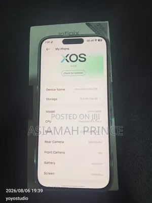 Infinix Note 60 Pro 256 GB Silver