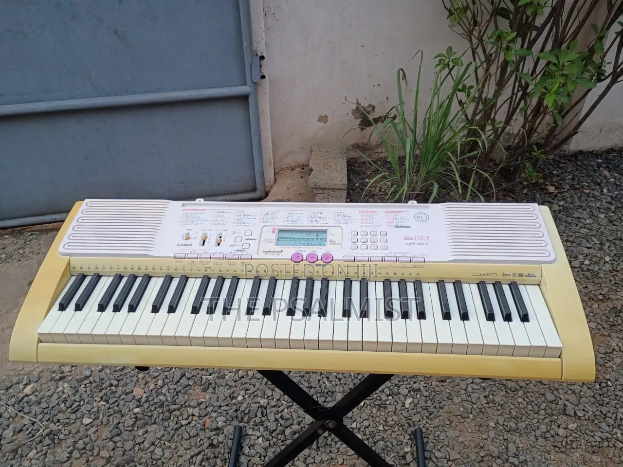 Casio LK 107 Has USB With an Adapter