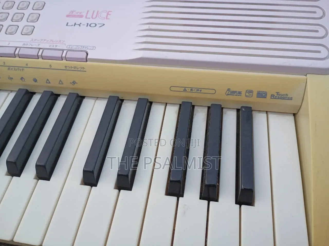 Casio LK 107 Has USB With an Adapter