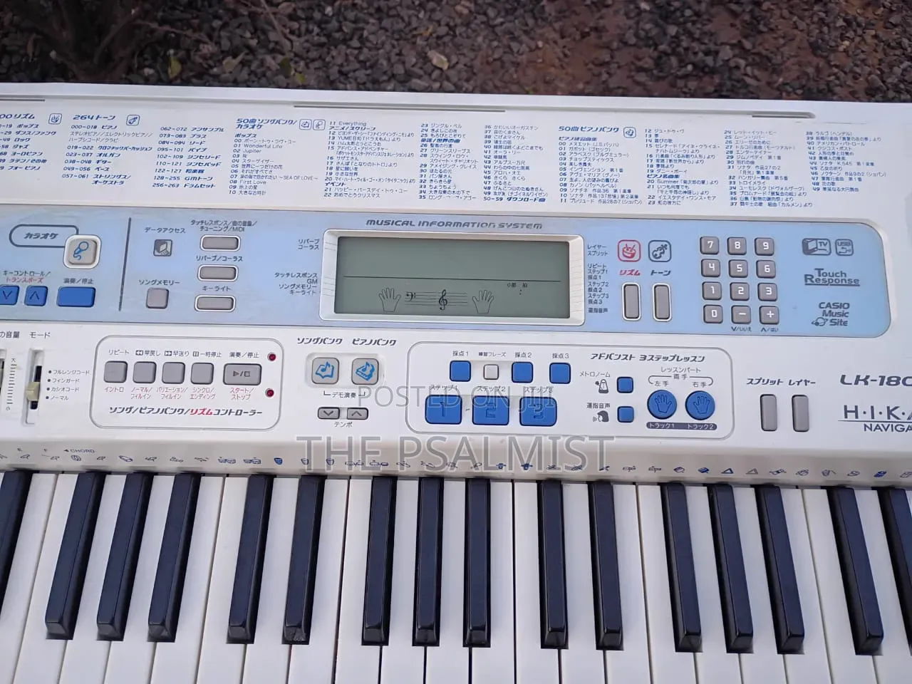 Casio LK 180 TV Has USB With an Adapter
