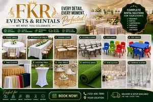 Rentals of Tables and Chairs