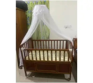 Baby Wooden Baby Cot With Stand and Net